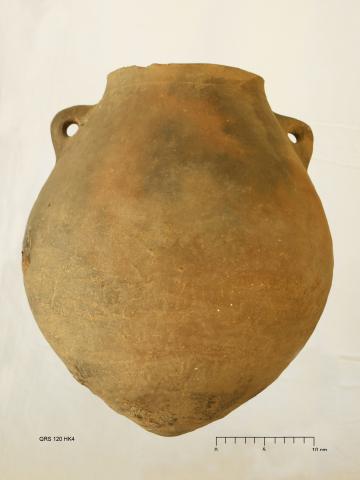 18th century nomadic pastoral clay pot