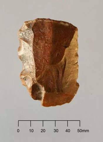 Late pleistocene artefact © Photo: J. Kinahan